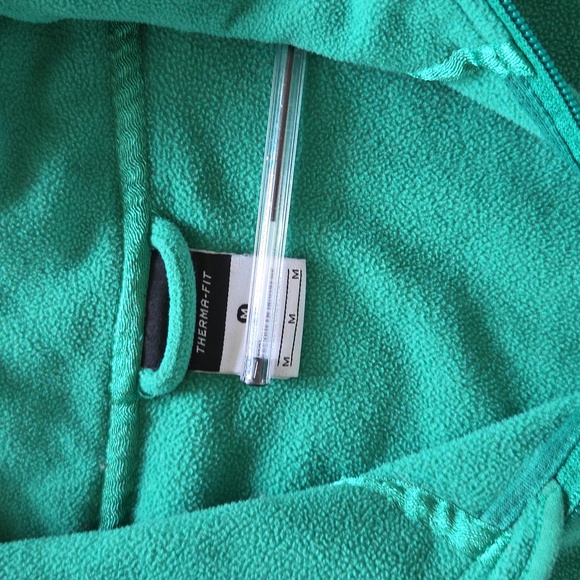 Two Nike Forest Green Therma Fit Fleece Jackets Size Medium - Picture 2 of 7